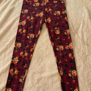 TC - LuLaRoe Floral Leggings